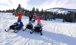 Snowmobiling in steamboat springs