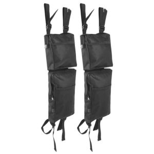 Tebru Rear Storage Bag,Snowmobile Storage Tool,2pcs ATV Saddle Bag Multi‑Function Outdoors Rear Pack Luggage Storage Tool Snowmobile